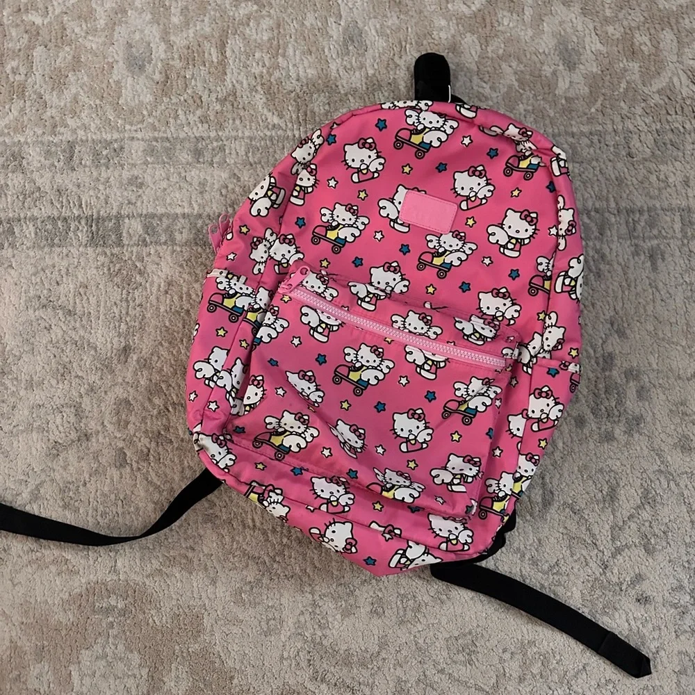 Hello Kitty Pink Patterned Kids Backpack - Picture 6 of 6
